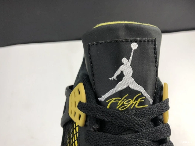 Rep TB Air 4 Retro Jordan Thunder 308497-008 0710